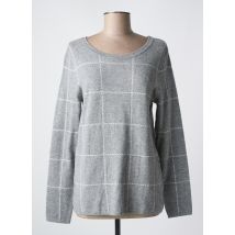 PASSIONI - Pull gris en viscose - Femme - Taille 36 - Modz
