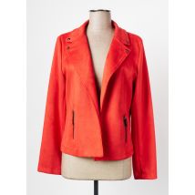 MISS TIC - Blouson orange en polyester - Femme - Taille 44 - Modz