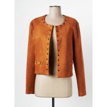 MISS TIC - Veste casual marron en polyester - Femme - Taille 40 - Modz