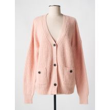 DIPLODOCUS - Gilet manches longues rose en nylon - Femme - Taille 36 - Modz