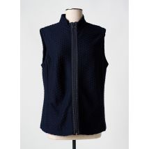 RABE - Gilet sans manche bleu en coton - Femme - Taille 44 - Modz