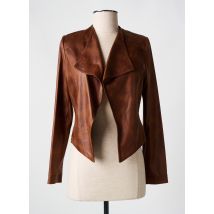 MISS TIC - Veste chic marron en polyester - Femme - Taille 36 - Modz