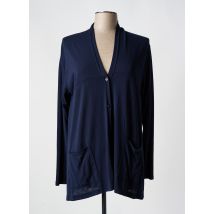 MASAI - Gilet manches longues bleu en viscose - Femme - Taille 44 - Modz