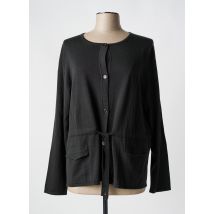 MAUD & SACHA - Gilet manches longues gris en merinos - Femme - Taille 44 - Modz