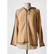 THOMAS RABE - Gilet manches longues marron en acrylique - Femme - Taille 38 - Modz