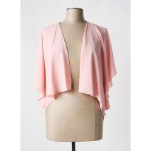 DANIELA COOL - Gilet manches longues rose en polyester - Femme - Taille TU - Modz