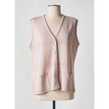I.ODENA - Gilet sans manche beige en acrylique - Femme - Taille 38 - Modz