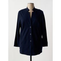 FRANK WALDER - Gilet manches longues bleu en viscose - Femme - Taille 48 - Modz