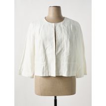 DIANE LAURY - Veste casual blanc en lin - Femme - Taille 52 - Modz