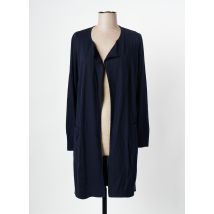 MAUD & SACHA - Gilet manches longues bleu en merinos - Femme - Taille 36 - Modz