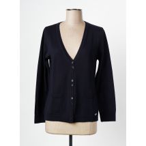 DANEVA - Gilet manches longues bleu en laine - Femme - Taille 36 - Modz