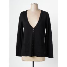 DANEVA - Gilet manches longues noir en laine - Femme - Taille 36 - Modz