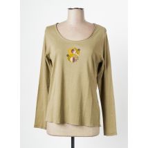 DIPLODOCUS - T-shirt beige en coton - Femme - Taille 40 - Modz
