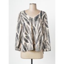 SIGNE NATURE - Blouse beige en polyester - Femme - Taille 38 - Modz