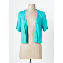 CHRISTINE LAURE - Gilet manches courtes vert en viscose - Femme - Taille 38 - Modz