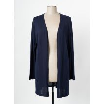 MARIA BELLENTANI - Gilet manches longues bleu en acrylique - Femme - Taille 46 - Modz