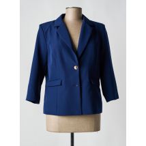 ESTEL COLLECTION - Blazer bleu en polyester - Femme - Taille 50 - Modz