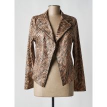 MISS TIC - Veste casual marron en polyester - Femme - Taille 42 - Modz