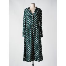 C'EST BEAU LA VIE - Robe mi-longue vert en viscose - Femme - Taille 46 - Modz