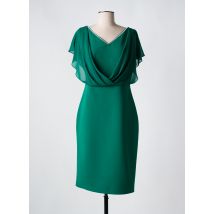 MATHIEU PARIS - Robe mi-longue vert en polyester - Femme - Taille 40 - Modz