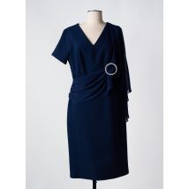 MATHIEU PARIS - Robe mi-longue bleu en polyester - Femme - Taille 40 - Modz