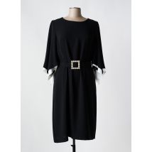 SONIA K - Robe mi-longue noir en polyester - Femme - Taille 42 - Modz