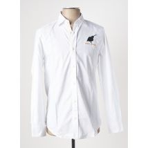 SERGE BLANCO - Chemise manches longues blanc en coton - Homme - Taille S - Modz