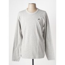 SERGE BLANCO - T-shirt gris en coton - Homme - Taille XXL - Modz