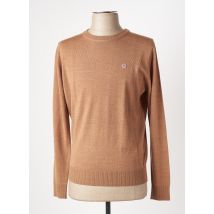 SERGE BLANCO - Pull marron en laine - Homme - Taille S - Modz