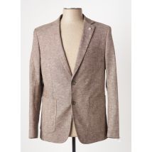 SERGE BLANCO - Blazer marron en coton - Homme - Taille 3XL - Modz