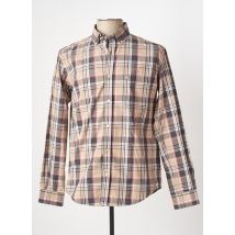 SERGE BLANCO - Chemise manches longues beige en coton - Homme - Taille XXL - Modz