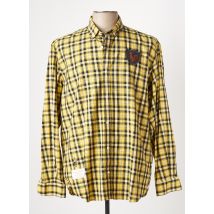 SERGE BLANCO - Chemise manches longues jaune en coton - Homme - Taille XL - Modz