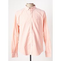 SERGE BLANCO - Chemise manches longues orange en coton - Homme - Taille XL - Modz