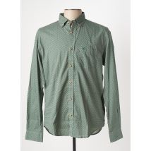 SERGE BLANCO - Chemise manches longues vert en coton - Homme - Taille L - Modz