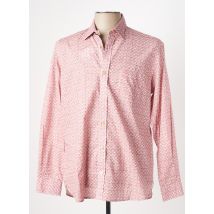 SERGE BLANCO - Chemise manches longues rose en coton - Homme - Taille L - Modz