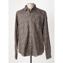 SERGE BLANCO - Chemise manches longues gris en coton - Homme - Taille XXL - Modz