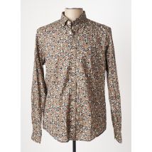 SERGE BLANCO - Chemise manches longues vert en coton - Homme - Taille XXL - Modz