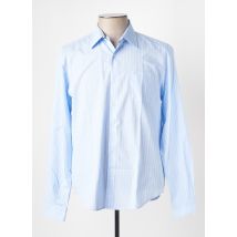 SERGE BLANCO - Chemise manches longues bleu en coton - Homme - Taille XXL - Modz