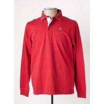 SERGE BLANCO - Polo rouge en coton - Homme - Taille 4XL - Modz