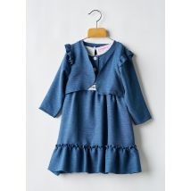 P'TIT MÔME - Ensemble robe bleu en polyester - Fille - Taille TU - Modz