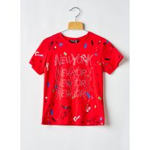 FREE BOY - T-shirt rouge en coton - Garçon - Taille TU - Modz