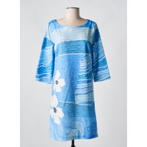 LULU.H - Robe courte bleu en viscose - Femme - Taille 42 - Modz