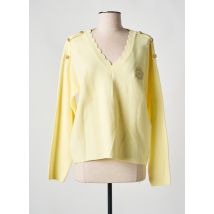 EXQUISS'S - Pull jaune en viscose - Femme - Taille TU - Modz