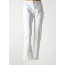 KAROSTAR - Jeans coupe slim blanc en coton - Femme - Taille 48 - Modz