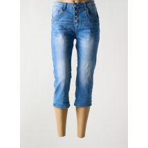 KAROSTAR - Jeans coupe slim bleu en coton - Femme - Taille 38 - Modz
