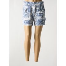 DROLE DE COPINE - Short bleu en coton - Femme - Taille 36 - Modz