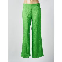 AMELIE & AMELIE - Pantalon droit vert en polyester - Femme - Taille 40 - Modz