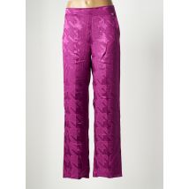 AMELIE & AMELIE - Pantalon droit violet en viscose - Femme - Taille 36 - Modz