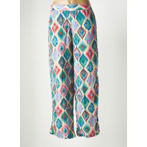 GOLD & SILVER - Pantalon droit bleu en viscose - Femme - Taille 38 - Modz