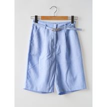 LILI SIDONIO - Bermuda bleu en polyester - Femme - Taille 36 - Modz